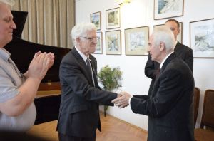 Acknowledgement for Prof. Andrzej Jasiński (Ryszard Sławczyński, Juliusz Adamowski, Dariusz Adamowski). Photo by Tomasz Orlow.